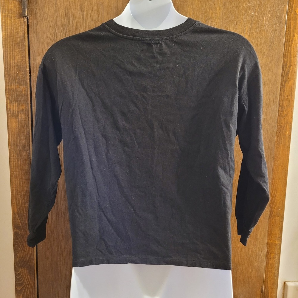 Calvin Klein Women's Black Long Sleeve T-Shirt – Size M – Front Logo - Picture 5 of 7